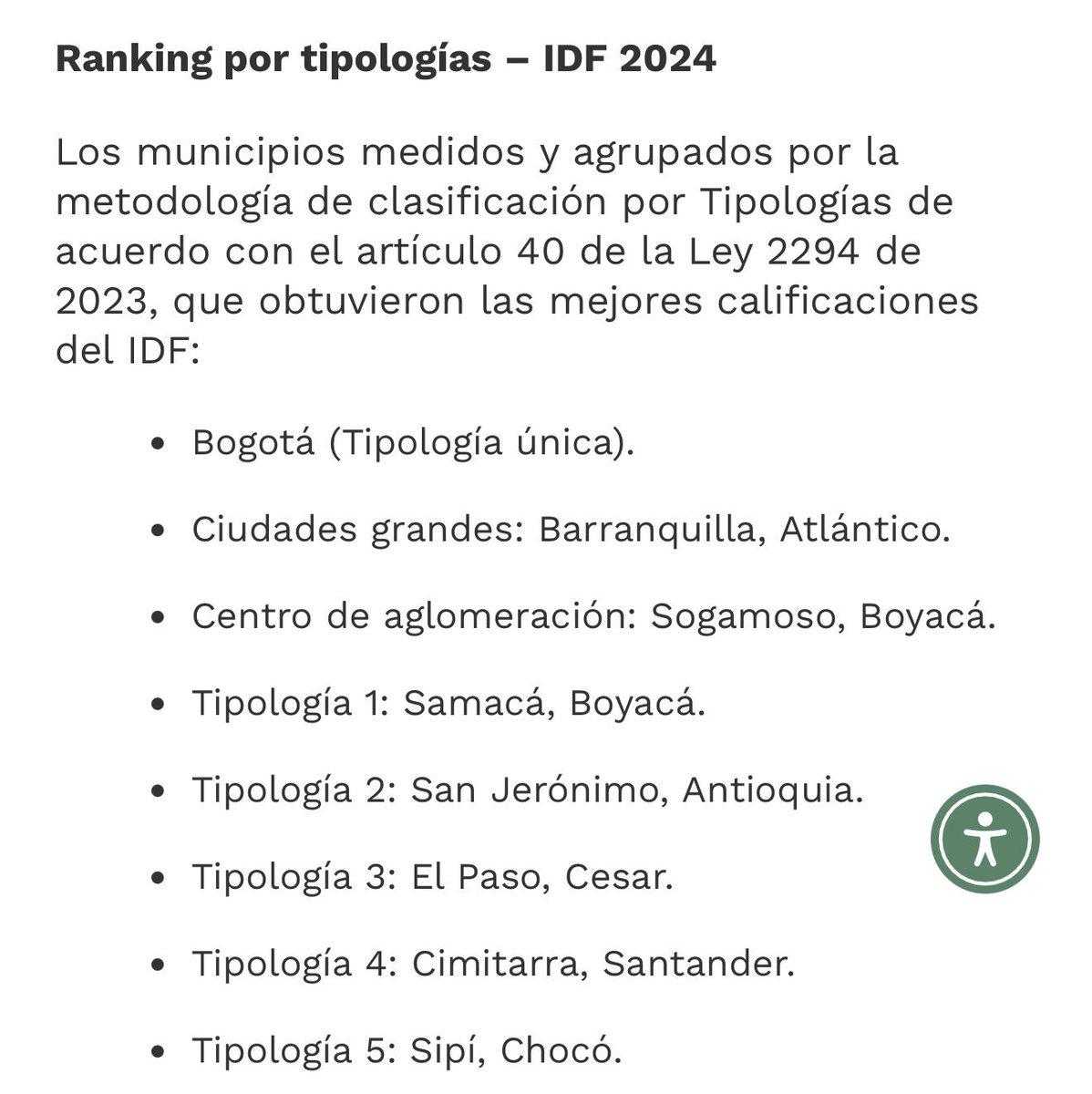 Barranquilla, líder en desempeño fiscal entre ciudades grandes, según el <a href="/DNP_Colombia/">dnp_colombia</a>. 

De acuerdo con los resultados del Índice de Desempeño Fiscal 2024, nuestra ciudad se posiciona como la primera en su categoría. 

Este logro es posible gracias a la confianza de los