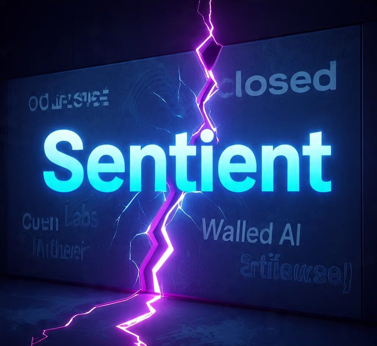 ayoolag60's tweet image. Closed labs build walls.
Sentient breaks them.
Open-source is  unstoppable . Its already outpacing the giants.
The future isn’t coming.
It’s here.⚡🧠

@SentientAGI @Bybit_Official @opensea @CoinMarketCap 
#Takingover