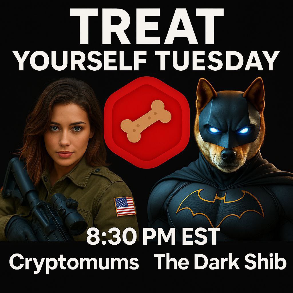 TREAT_369's tweet photo. Episode 19 - #TreatYourself Tuesday, September 23 - 8:30 EST
What does support truly looks like?
What does leeching truly looks like too?
No leaders, open mic 🎤 and open forum for all!
Set your reminder and share.
https://t.co/rpIJvuAeV8
#TreatArmy #ShibArmy #leasharmy #bonearmy