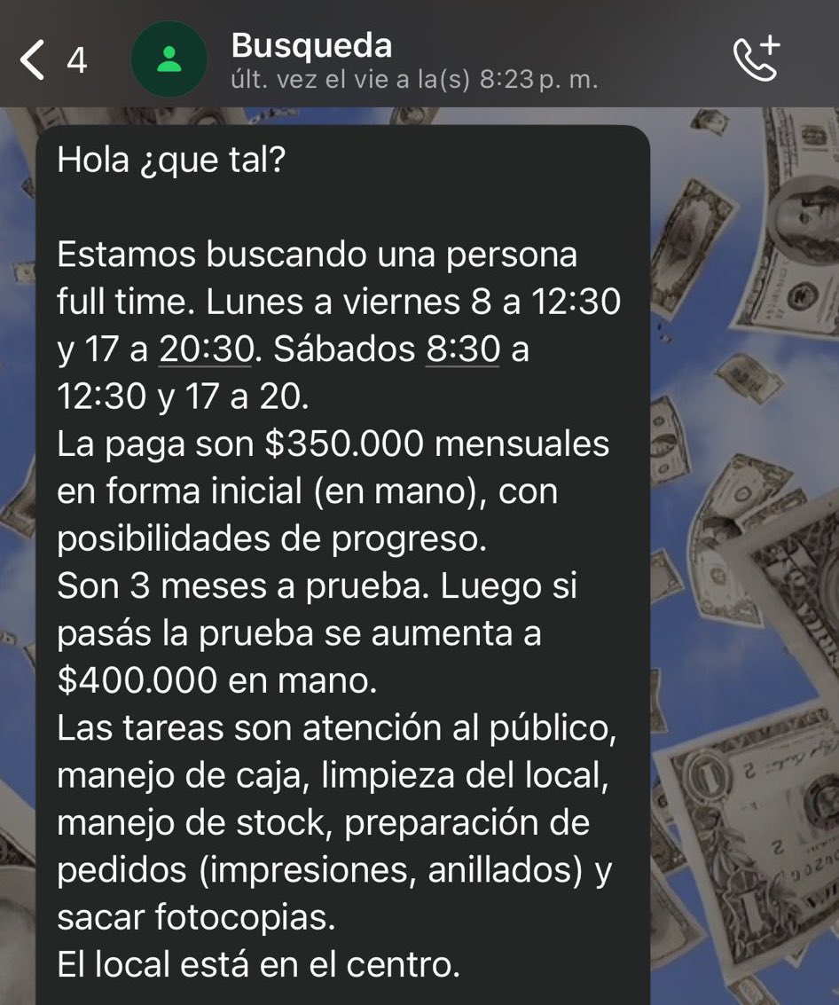 bjs_alejo2's tweet photo. Los jóvenes no quieren trabajar
Los trabajos: https://t.co/PU6QORB8c2