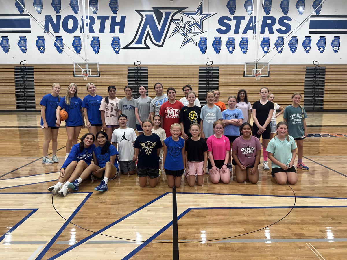 A big thank you to Coach Oler and North Girls Basketball for hosting and leading such a great clinic for our STORM players! <a href="/SCNAthletics/">St. Charles North Athletics</a> <a href="/SCNGirlsbball/">SCN Girls Basketball</a>