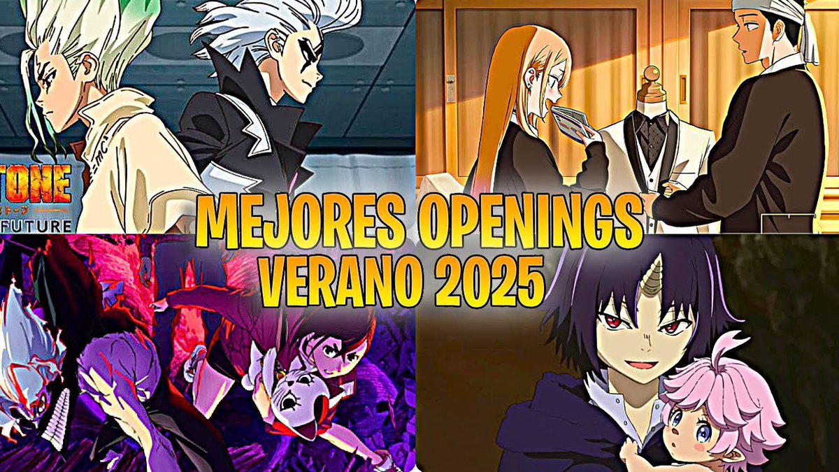 youtube.com/watch?v=YwBKwa…
¿Que tal te parece este top de openings de verano 2025?😱