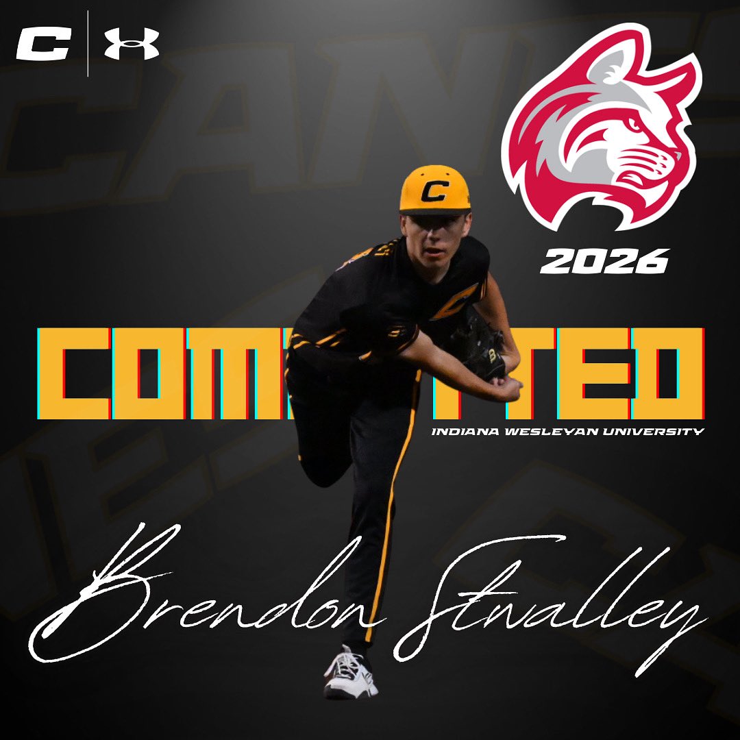 Congratulations to 2026 RHP Brendon Stwalley on his recent commitment to Indiana Wesleyan University!