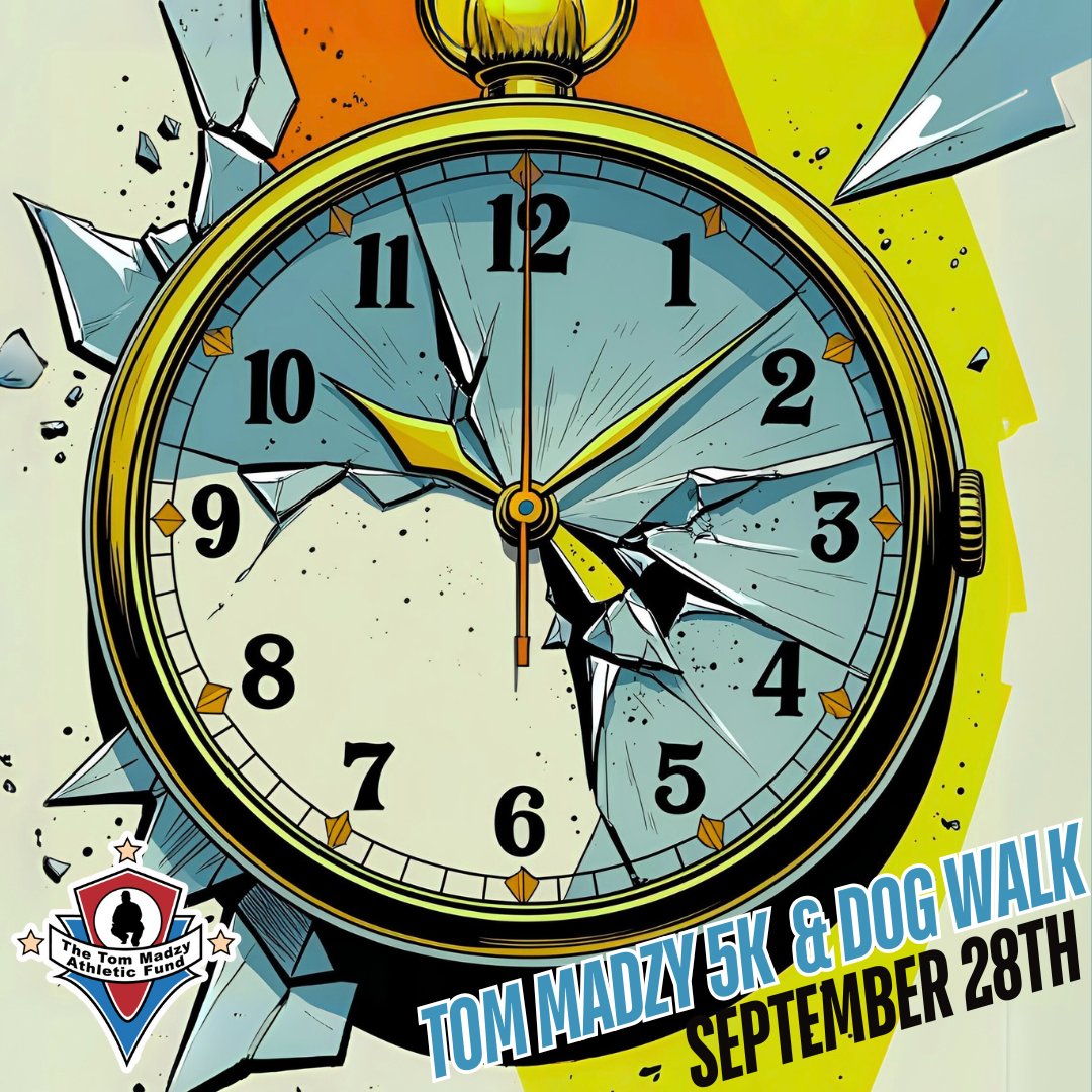 madzyrun's tweet image. ⏰ Last chance to guarantee your race shirt for the Tom Madzy 5K &amp;amp; Dog Walk!
🗓️ Deadline: Tues, Sept 23 @ 9AM
👉 Register now: bit.ly/madzy5K

All proceeds help cover sports fees for BCSD students who can't afford them.

#madzyrun #bereamidpark #5krun #dogwalk #runcle
