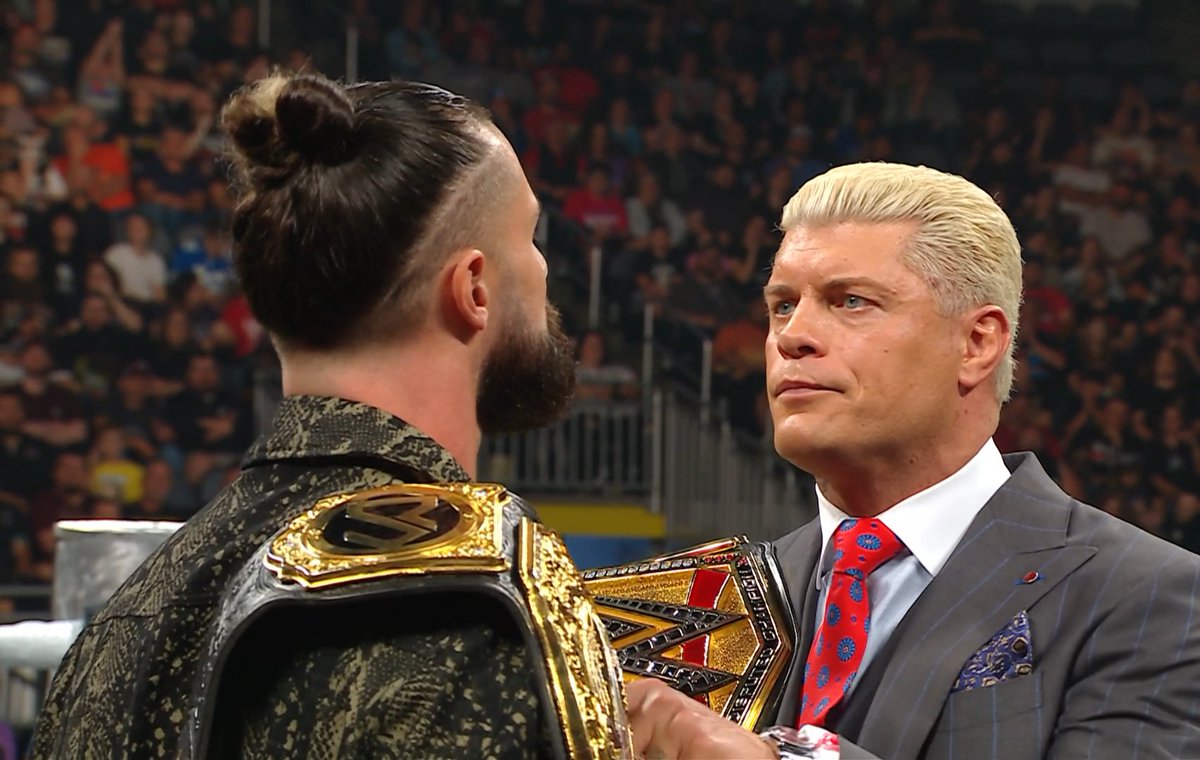"I have only one question. We have had three matches. How many have you won?"

- Cody Rhodes to Seth Rollins 
#WWERaw
sportskeeda.com/live/wwe-raw-l…