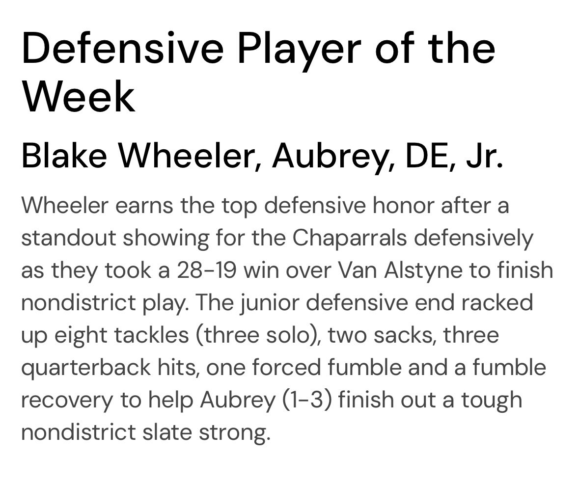 I appreciate the love <a href="/sports_drc/">DRC Sports</a> 

<a href="/AubreyRecruit/">Aubrey Football_Recruit</a>