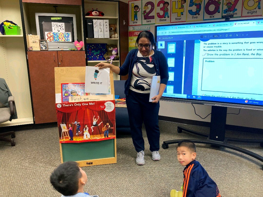 Youens_Gators's tweet image. Our awesome Kinder teachers are doing such an awesome job in applying Think It, Talk It, Write It, Prove It!  @AliefISD #problemsolvers