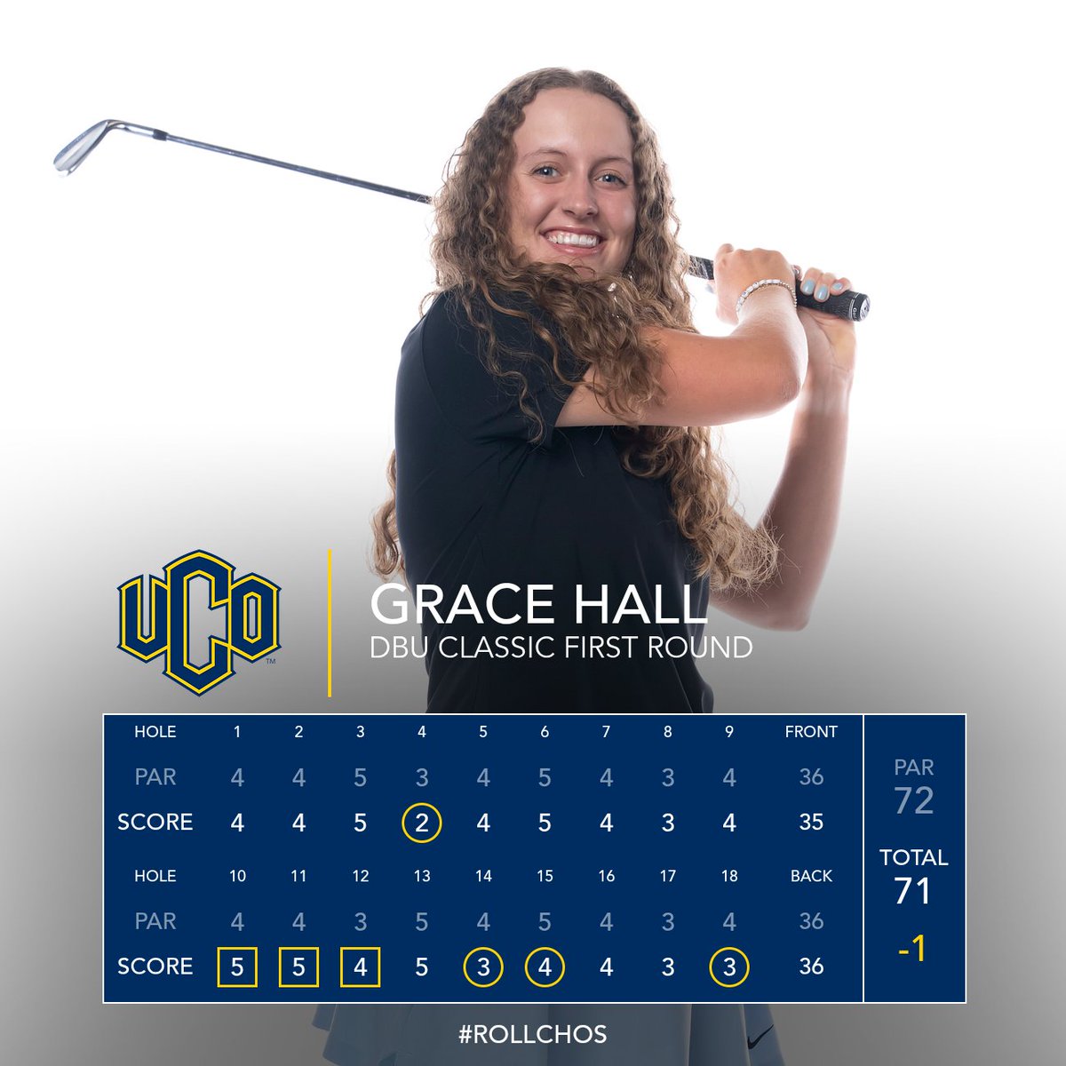BronchoGolf's tweet image. Hat tip to the freshman, @GraceHallGolfs!