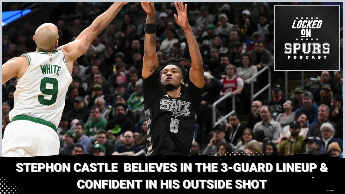 🎙️San Antonio Spurs' Stephon Castle weighs in on the 3-guard lineup, his perimeter shot w/ guest <a href="/mattgzman/">Matt Guzman</a> 
 
 YT buff.ly/mf0WDqE
<a href="/KENS5/">KENS 5</a> buff.ly/CjLChhA
Apple buff.ly/SSHX3t5
Spotify buff.ly/9KGG2Ve #NBA #SanAntonio #porvida #gospursgo ,,,