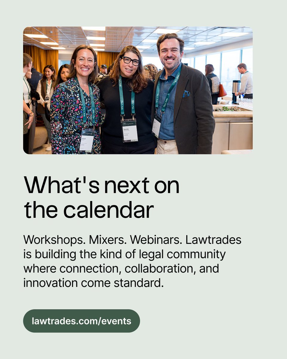 What does it really take to build an AI-ready legal team?

Two weeks ago, we gathered in NYC for an afternoon of real talk on legal AI, ops strategy, and smart scaling, with roundtables, insights, and a full house of in-house leaders.

Here’s a peek at what went down 📸