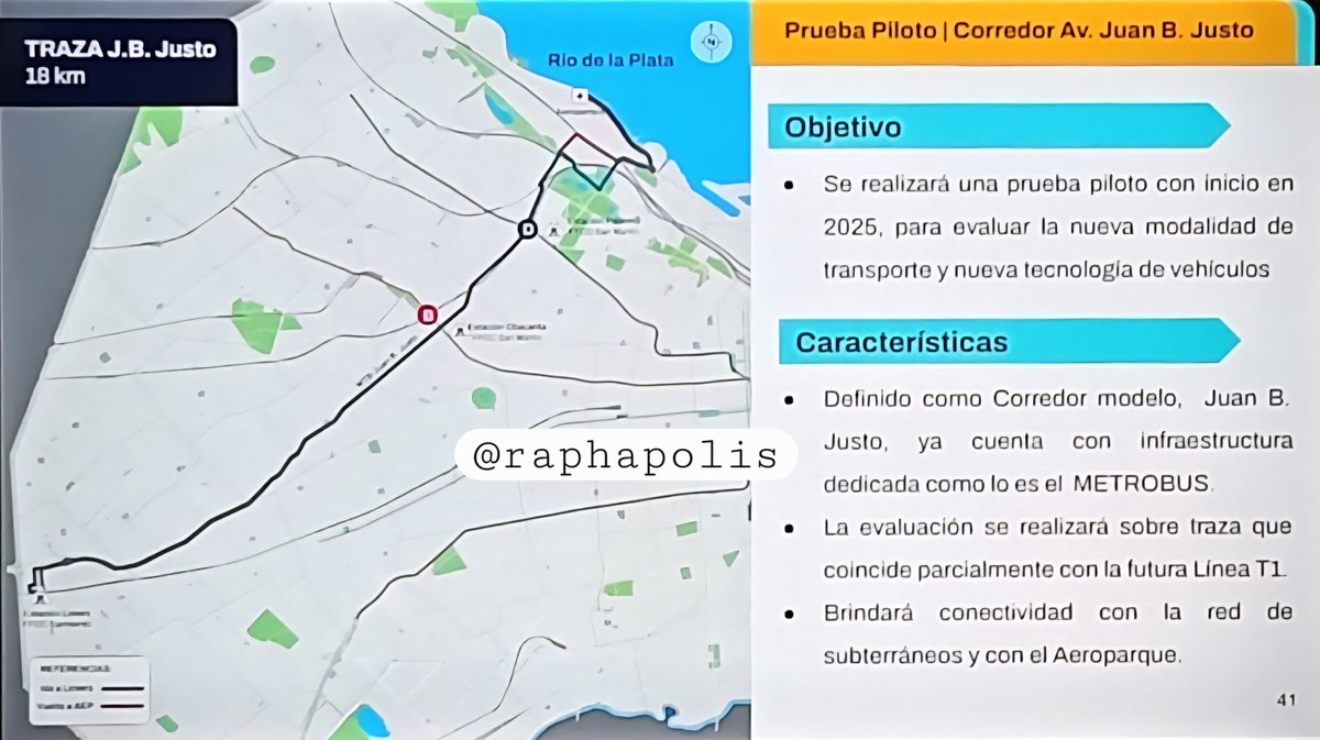 raphapolis's tweet photo. Se viene servicio experimental del TramBus por el Metrobus Juan B. Justo @CiudadDeBondis 

Gracias @gio200602 por la data

#Trambus #metrobus #movilidadurbana #transporte #BuenosAires https://t.co/eiDeBxMW2i
