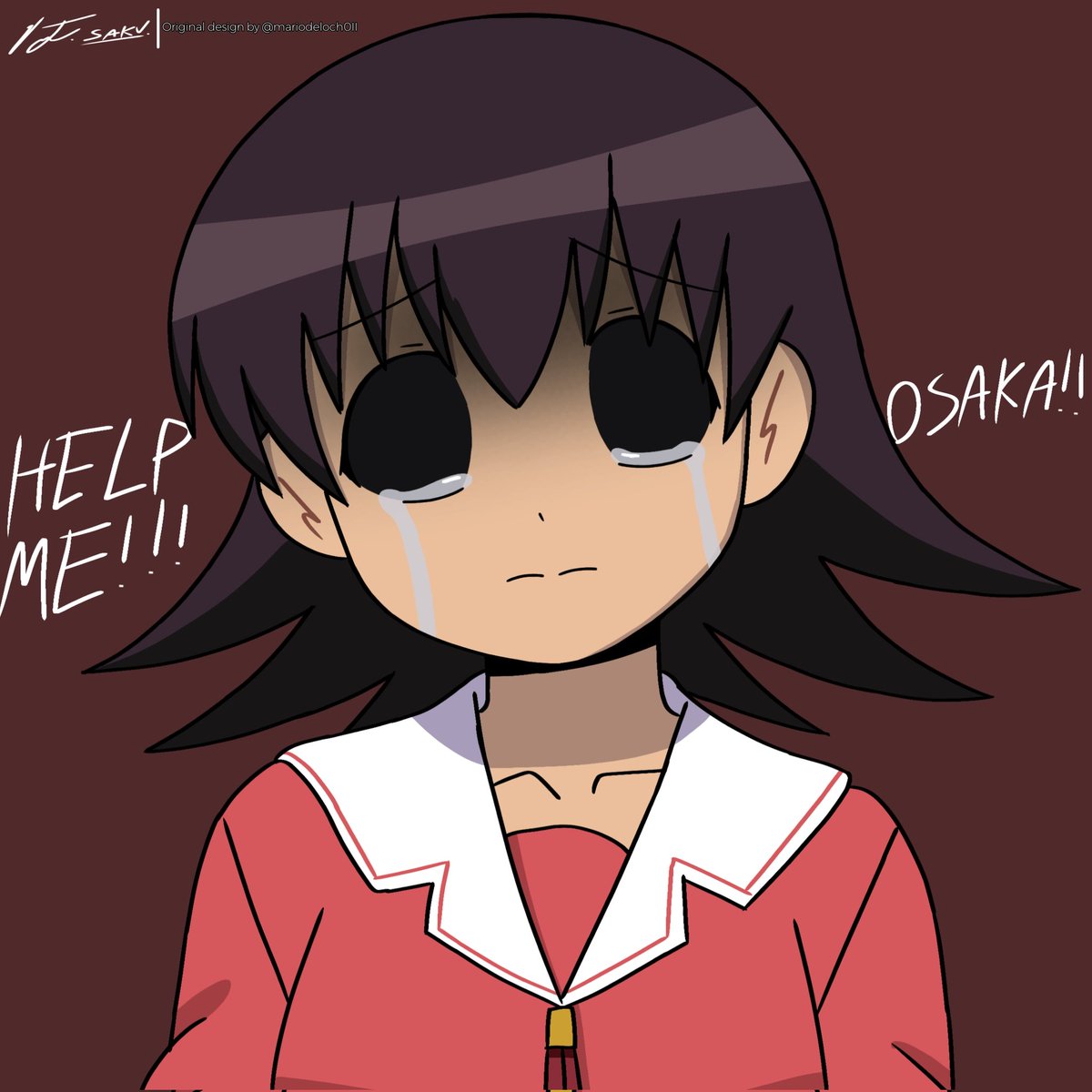 Someone needs to save her.
She doesn't deserve to be afraid.

#AzumangaDaioh #Azumanga #Fanart #TomoTakino #TomoChan #あずまんが大王