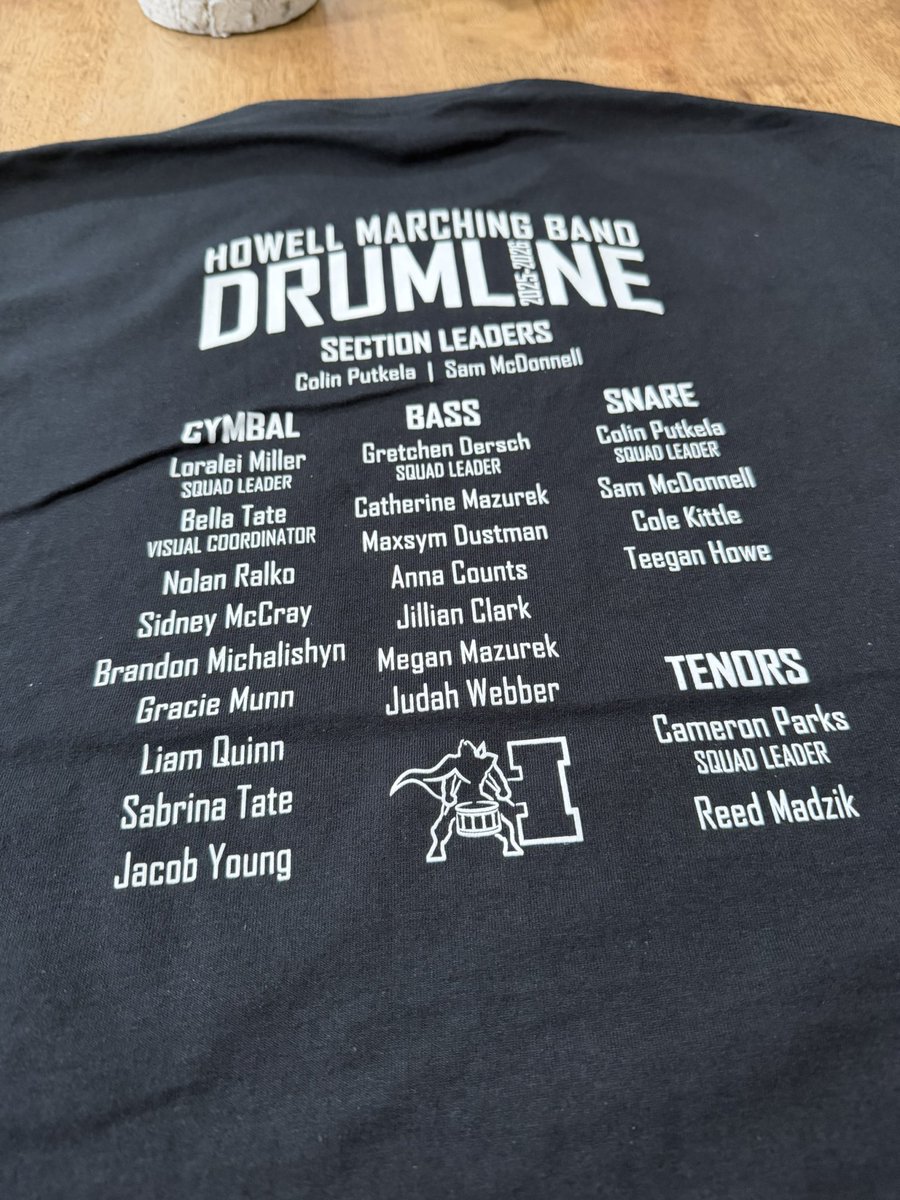 New Howell Highlander Drumline swag!