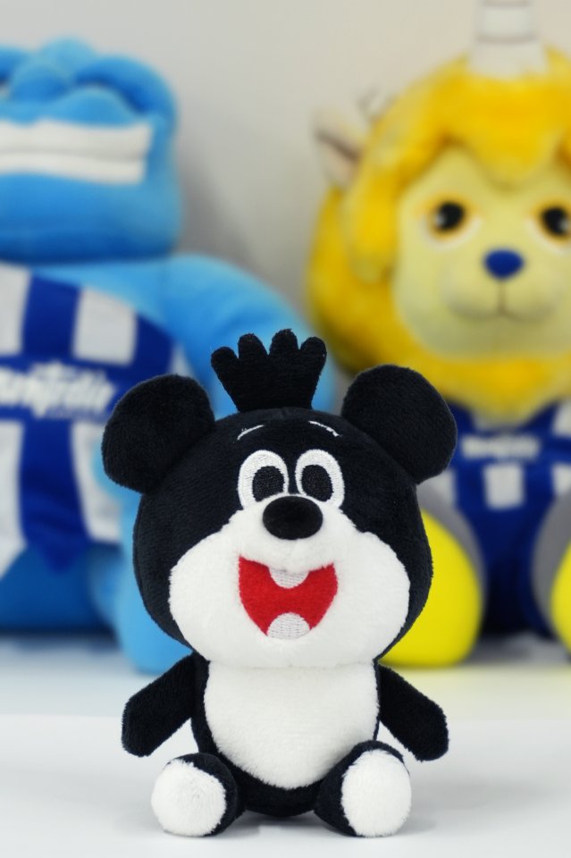 でんちゃんマスコット先行販売🐾】 9.27 #ホーム山口戦 「でん六『幸せ