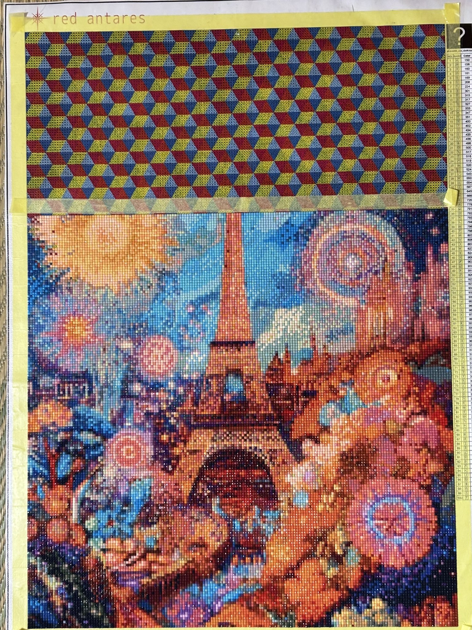 入荷待ち！ダイヤモンドアート　必ず私が鬼を弱らせるから　25×35 ダイヤモンドアート進捗 - Search / X