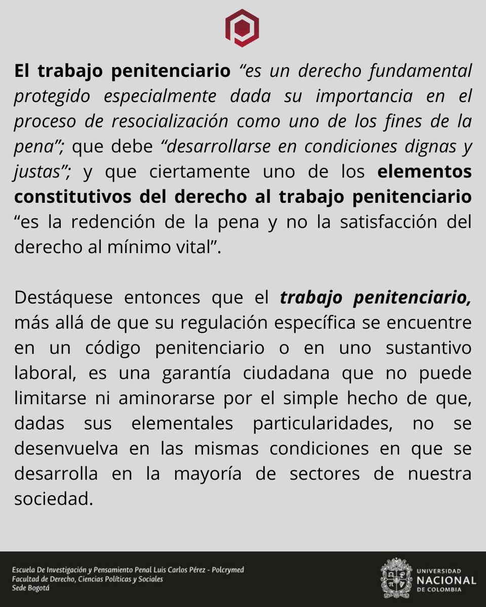 polcrymed's tweet photo. Compartimos los puntos clave del concepto y participación ciudadana Expediente: D-16736. Tema: Demanda contra el art. 19 (parcial) de la Ley 2466 de 2025. Elaborado por los investigadores del Observatorio de Jurisprudencia Penal @MCristanchoA @EstanisEscalant @fdcps_unal 1/3 https://t.co/1tNDi0cc6z