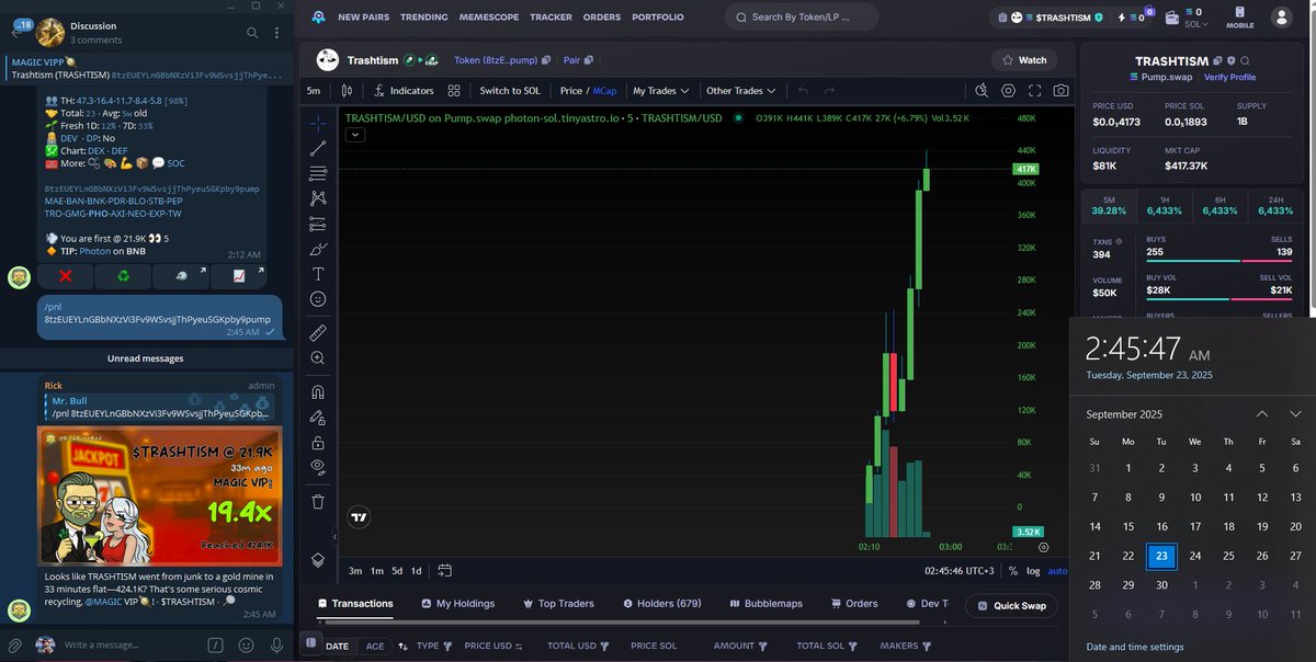 MafiaMemecoin's tweet photo. #TRASHTISM
Another gem with stealth launch vibes – real potential 🌍
VIP members already stacking x24 from my calls!

Channel VIP: https://t.co/xx72mKXaFg

CA: 8tzEUEYLnGBbNXzVi3Fv9WSvsjjThPyeuSGKpby9pump

#SOL #MEMECoin #TurboXBot #TurboXTradingBo https://t.co/W4KJQb5S3u