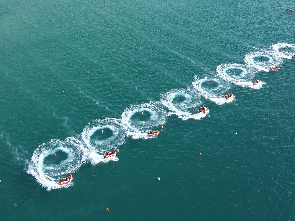 AustralianUAVS's tweet photo. #IRBRACING // During the SLSA IRB Racing Championships, our UAV Pilots proved just how much drones can do!
Working alongside SEMC, we kept competitors safe while also protecting local wildlife- halting boat movements and tracking turtles and dolphins until they passed safely. https://t.co/SNoANvmBMs