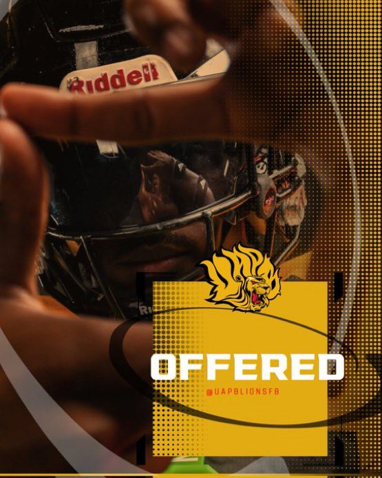 Grateful to receiver my first offer from the University of Arkansas Pine Bluff! <a href="/UAPBLionsFB/">𝐆𝐨𝐥𝐝𝐞𝐧 𝐋𝐢𝐨𝐧𝐬 𝐅𝐨𝐨𝐭𝐛𝐚𝐥𝐥 🏈</a> <a href="/Coachmanley66/">Coach Manley</a>