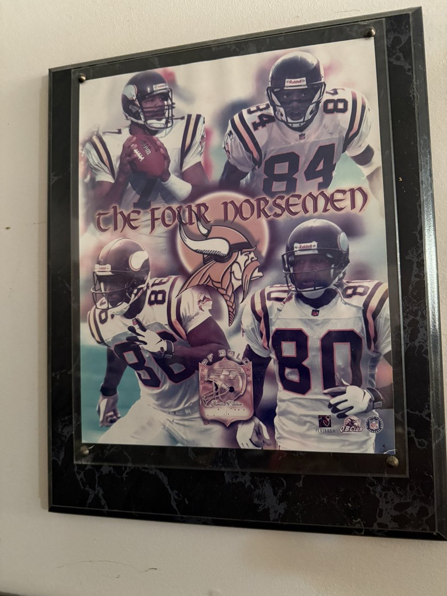 dbell_vikings13's tweet photo. @JakeReed86 Never had the Three Deep, but I still have the Four Norseman hanging on the wall. https://t.co/dVaLVYt7ci