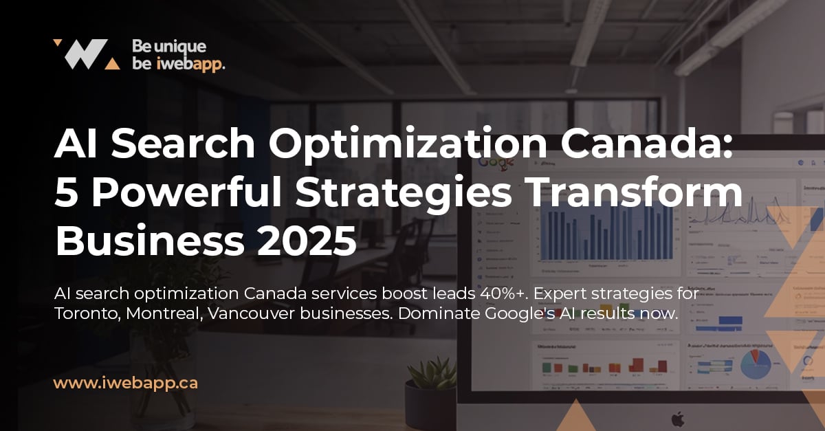 IwebappOttawa's tweet photo. 🗞️ Master AI search optimization to dominate Google's AI results in Canada. Expert strategies for businesses in Toronto, Montreal, Vancouver &amp; beyond. 📢
👉 https://t.co/bZ5LqsFz3F https://t.co/KVW4VLS7b8