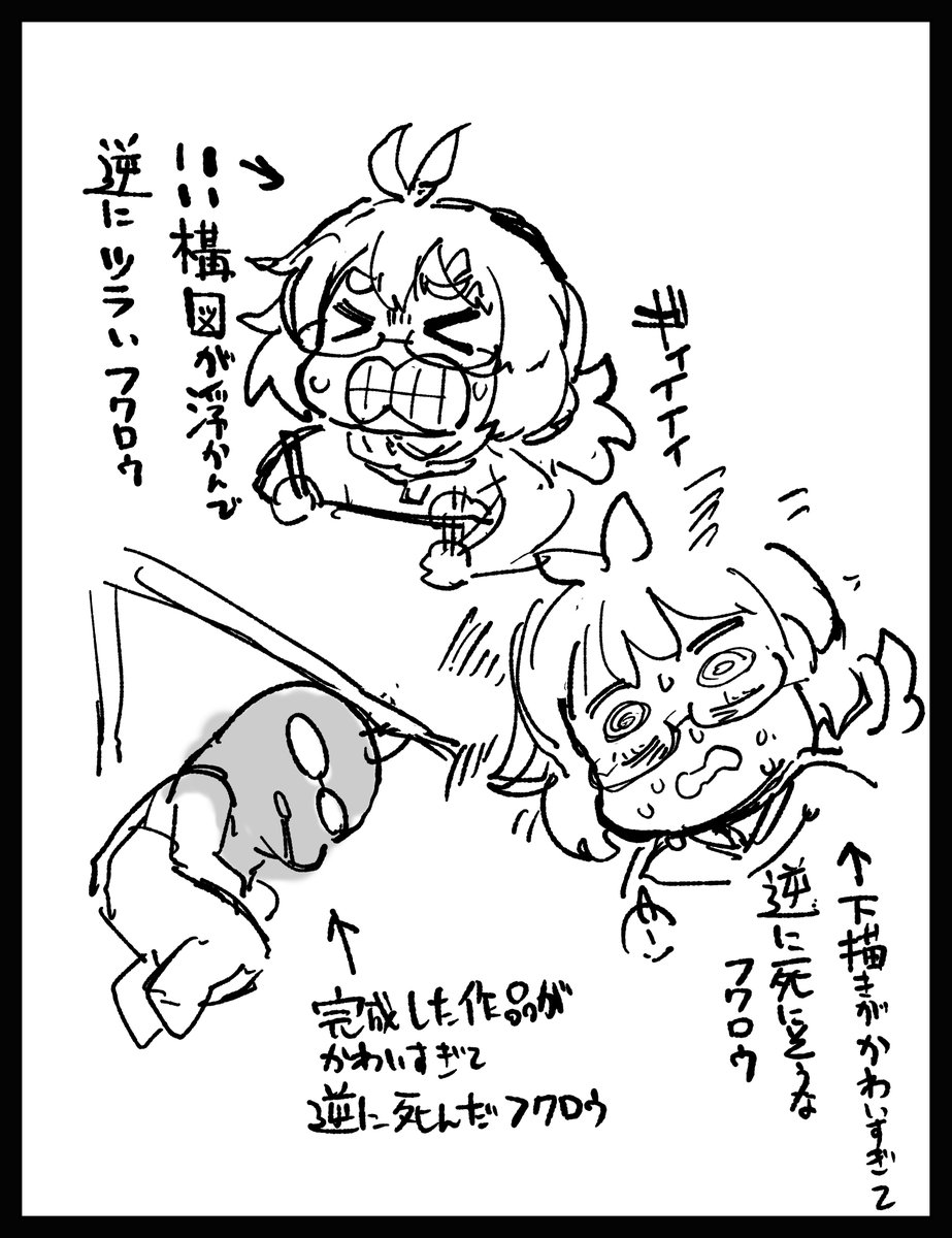 これは日々の激務でお絵かきがツラいフクロウさんです 