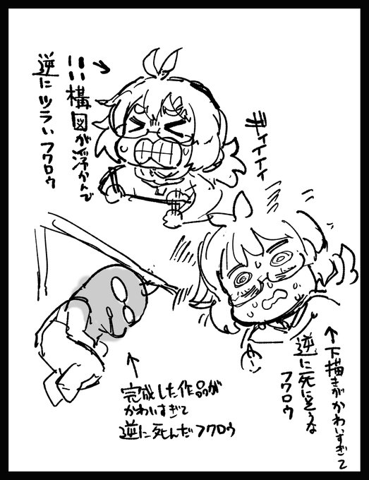 これは日々の激務でお絵かきがツラいフクロウさんです 