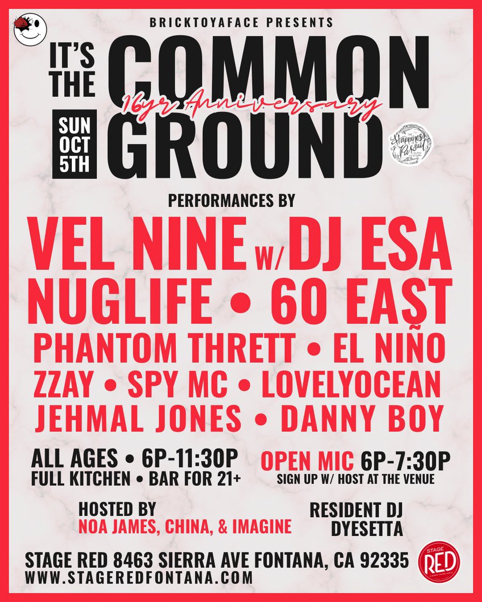 60east909's tweet image. Catch me with VEL 9 and a bunch of homies in Fontana 10/5 for the @BrickToYaFace 16 year anniversary… bout to be crazy 🧱🤠