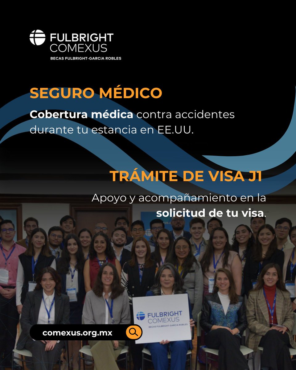 Comexus's tweet image. La convocatoria está abierta hasta el 31 de enero de 2026 para iniciar estudios de posgrado en otoño de 2027.
💡 Da el siguiente paso hacia tu futuro académico en EE.UU.

👉 Más información y solicitud: ow.ly/eJ8k50X0zUs

#BecaFulbright #FulbrightGR #EstudiaEnEEUU
