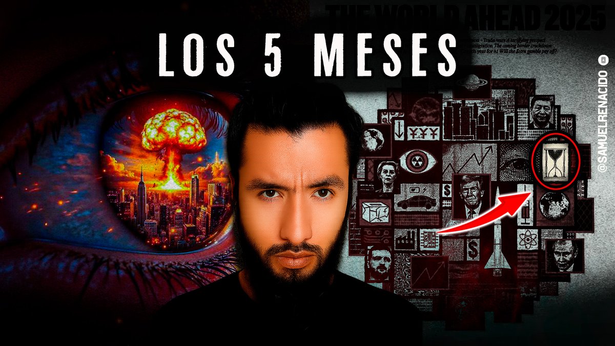 youtube.com/live/IM8cvLuU1…
El 21 de septiembre de 2025 comenzó un período único: exactamente cinco meses hasta el próximo eclipse. En Apocalipsis 9 la profecía habla de cinco meses de tormento sobre la humanidad. ¿Es casualidad o estamos viendo cómo se cumple ante nuestros ojos?