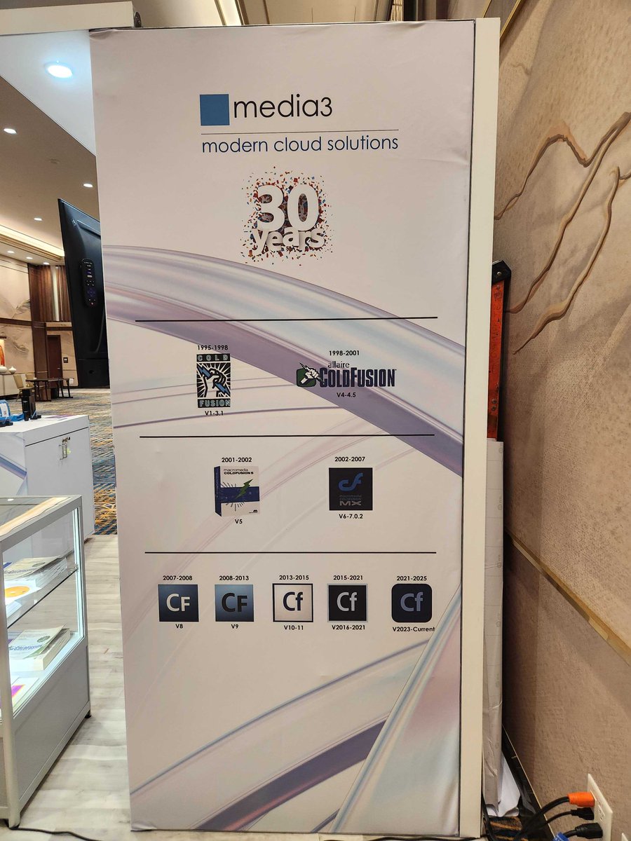 media3's tweet image. Which version did you start developing in ?
#CFSummit2025 #ColdFusion #CFML #AI