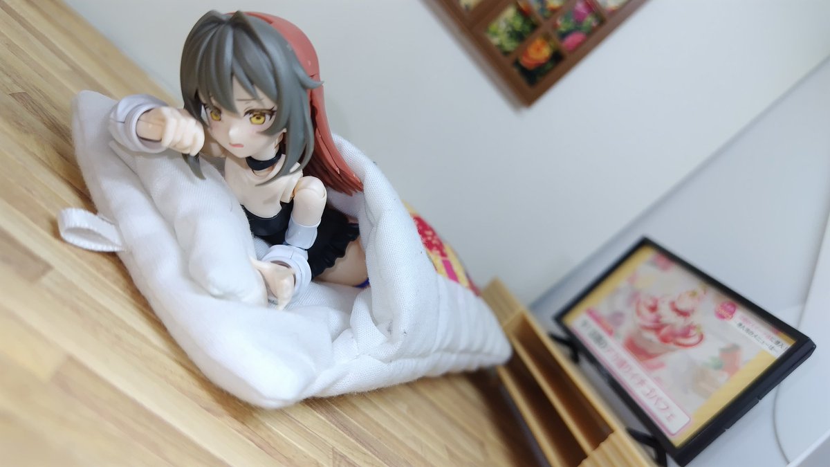 #プラモは別に塗らなくても楽しい

プラモ+布という遊び方
は、沼