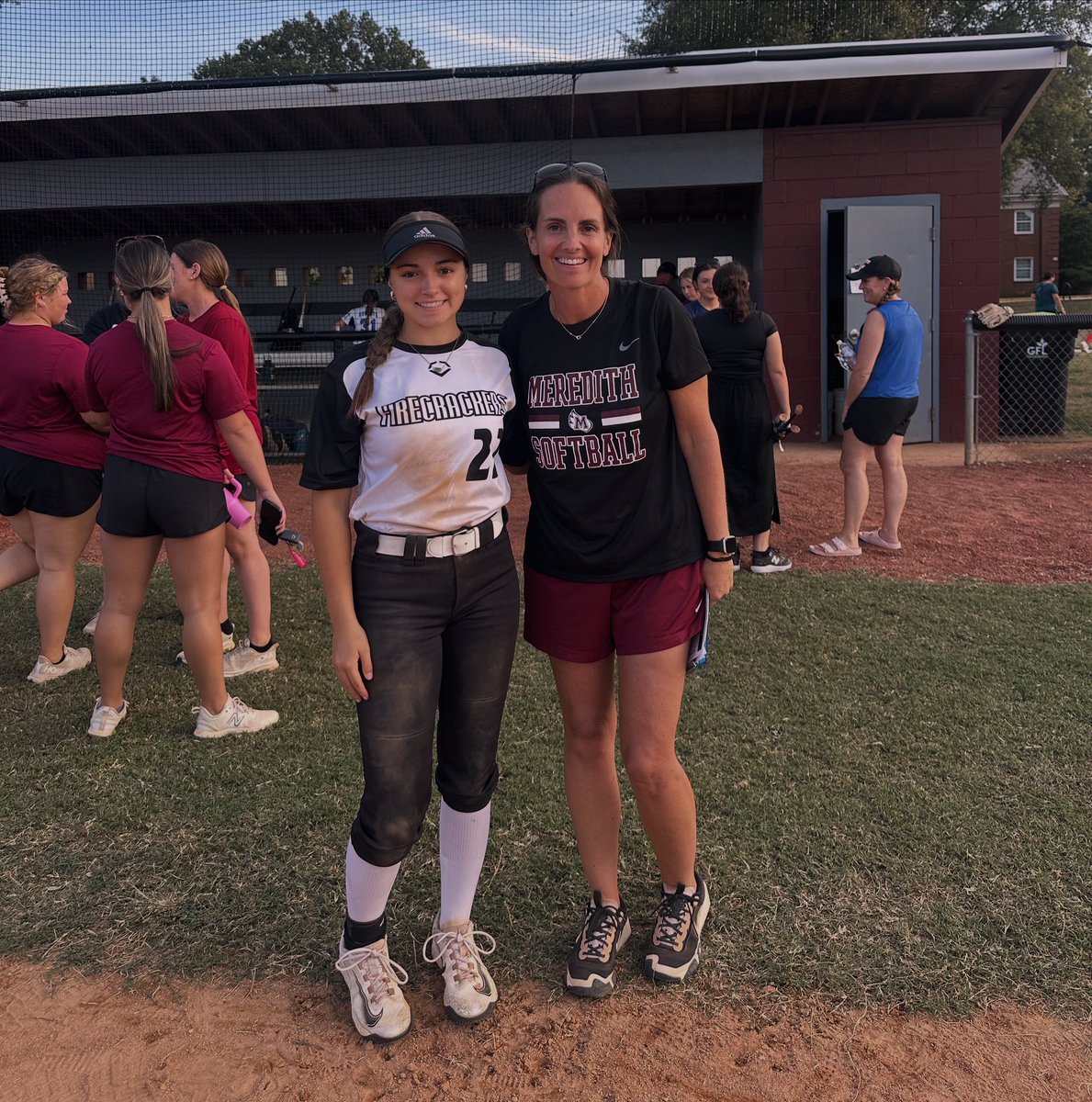 FC_Hooks's tweet image. B🧨G Shoutout to Addison Neuens (2027) for attending Meredith College Prospect Camp yesterday! @MCSBAngels @Firecrackersinc @CoastRecruits @SoftballDown
Thank you Coach Scavone and the entire coaching staff for a great day!
#fcculture #firecrackersoftball