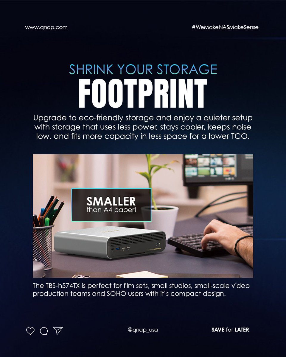 QNAP_nas's tweet image. Tech Tip Tuesday: These Files Move Quicker Than Office Gossip🤫

All-flash = faster projects, quieter setups, happier you.

(And fun fact: the Oscars ran on it 👀)

Explore creator-ready storage: qnap.to/868ubc

#TechTipTuesday #AllFlashNAS