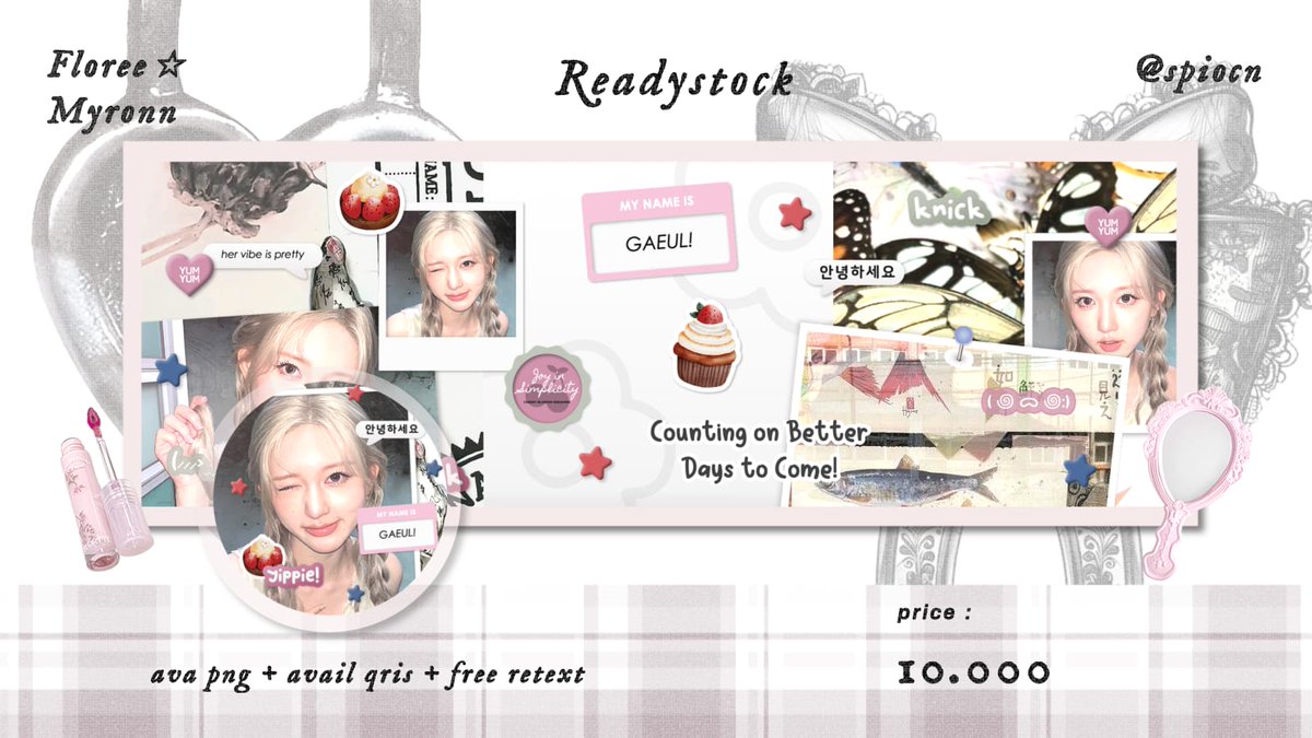 help rt yaa maniss!! 💬🪩🪼
aku masih punya 4 layout readystock cutie (wony, rei, leeseo, gaeul) yang siap dijemput 👧🏻🩷🤍 free retext kok!! #zonauang