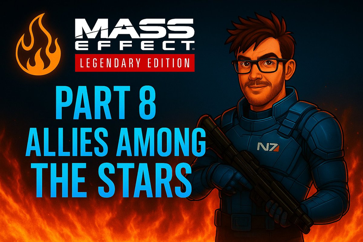 bashyring02's tweet image. 🚀 We’re LIVE! 🌌
Jump in as we continue Mass Effect 2: Legendary Edition — tonight’s episode is Part 8: Allies Among the Stars. Choices matter more than ever, and the galaxy needs us.
🔴 Watch here: twitch.tv/JesterFlamess
#jesterflamess #masseffect #legendaryedition #livestream