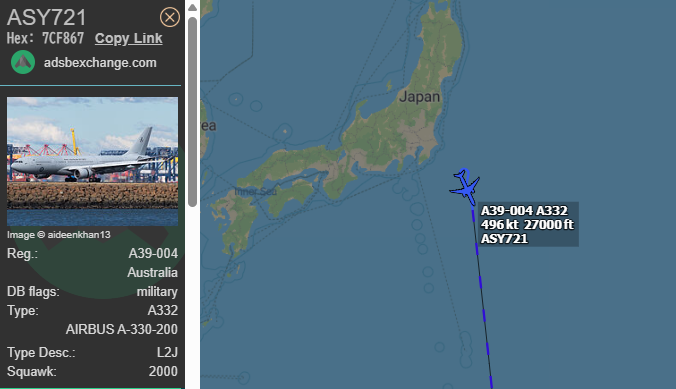 FMilcoms's tweet photo. #ASY 721 #7CF867 on CWP Tokyo
Requesting FL370. https://t.co/bBpQjxtTpl