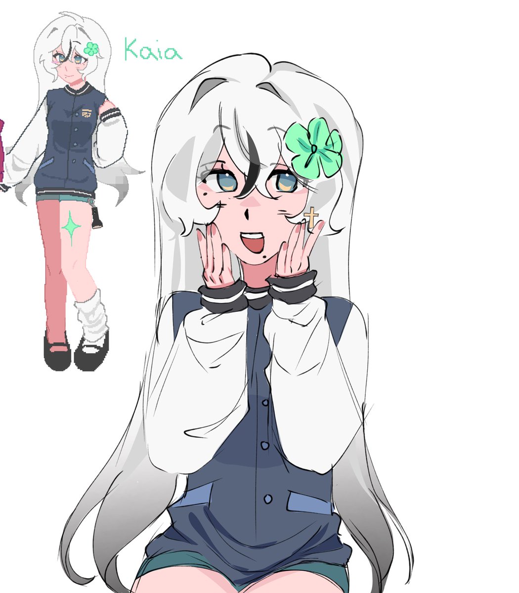 kattykatsan's tweet photo. Kaia art 
#art #oc https://t.co/hP2NFbaBZ5
