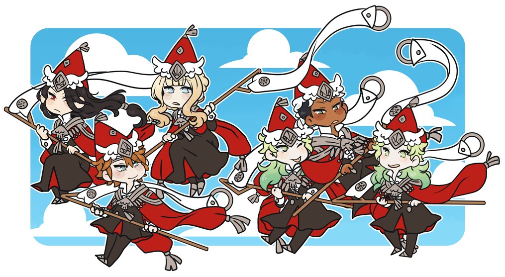 GarbageKnight's tweet image. I draw all the knights moralis for my bestieeee #Δ帽子 #witchhatatelier