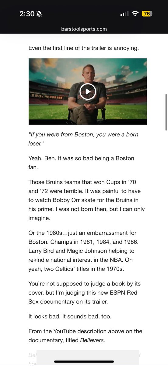 Dante (@dantethedon) on Twitter photo I haven’t met <a href="/MikeMutnansky/">Mike Mutnansky</a> yet, but I like his blogs. This one on another dogshit production from ESPN (lies). Great blog
barstoolsports.com/blog/3552904/t… I haven’t met <a href="/MikeMutnansky/">Mike Mutnansky</a> yet, but I like his blogs. This one on another dogshit production from ESPN (lies). Great blog
barstoolsports.com/blog/3552904/t…