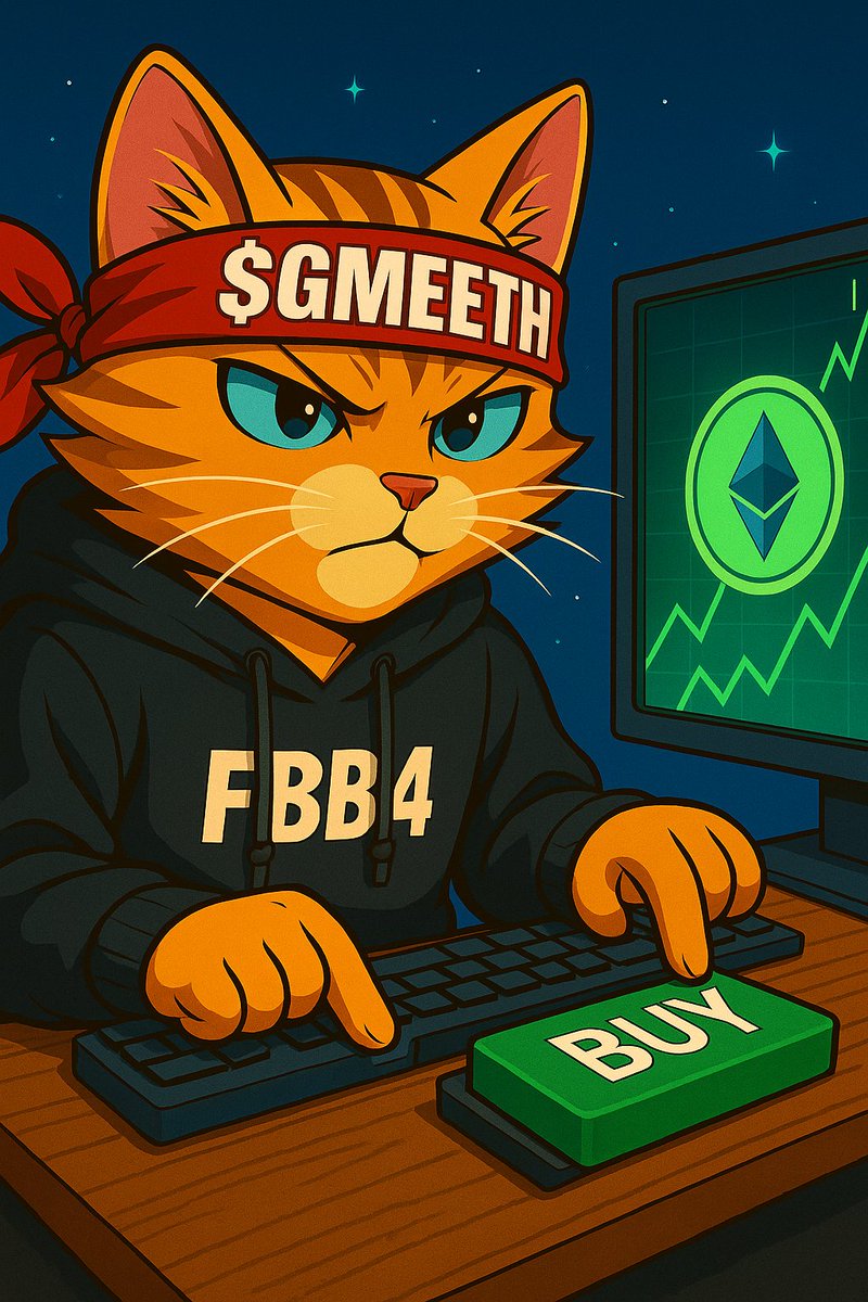 BuddyKaufman3's tweet photo. It’s still programmed higher… and this time, the buy button is right where it belongs. 🚀💎✊ #GMEETH #fbb4alpha
@GMEethereum https://t.co/gXOUir8t28
