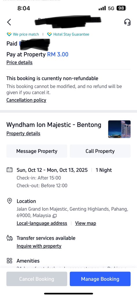 kimiwagon's tweet photo. Hello. Ada tak yang berminat nak beli tiket Hotel Wyndham Ion Majestic Genting Highland (Highest hotel in malaysia). Tarikh 12/10-13/10 and this tiket include breakfast for 2 people. Anyone yang berminat dm or drop ur comment ya. Nak letgo RM300 sahaja. https://t.co/CMpsrcDHtg
