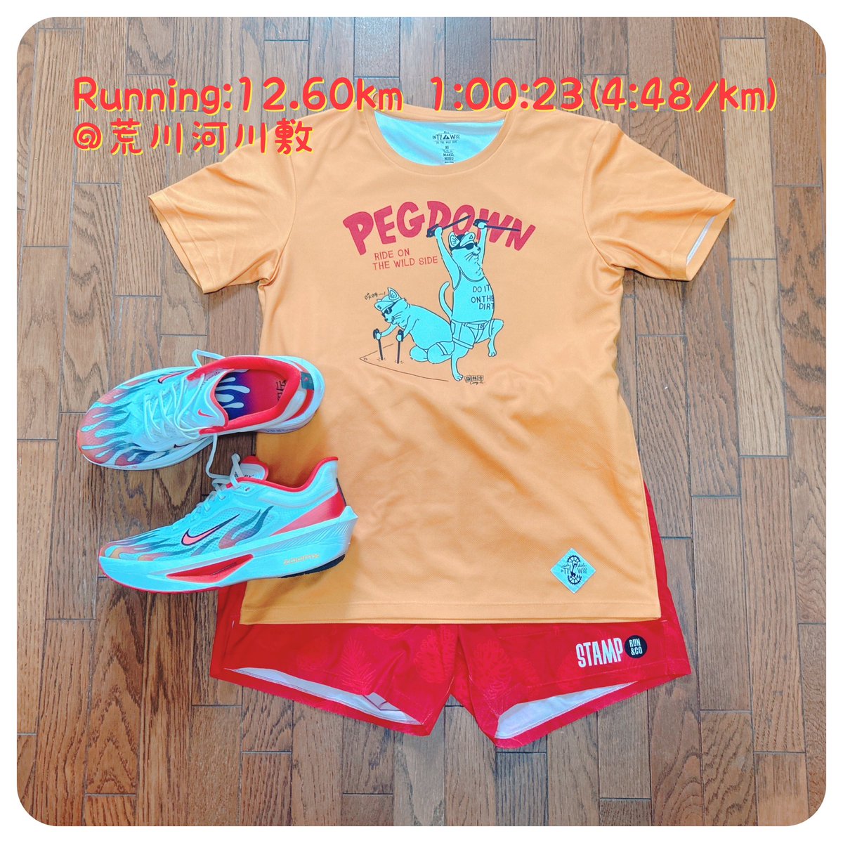 szkakr_73's tweet photo. 朝のうちに程よく60分
#running
#jogging
#ランニング
#ジョギング
#nike
#ナイキ
#Zoomfly6 https://t.co/vRhfyKyzV3