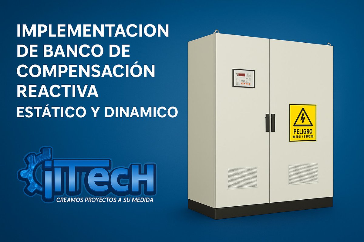 iLTech_panama's tweet image. ⚡ Con ILTECHPANAMA llevamos tu energía al máximo nivel.
Diseñamos e implementamos Bancos de Compensación Reactiva (Estáticos y Dinámicos) para mayor eficiencia y estabilidad eléctrica.
#Ingeniería #Energía #ILTECHPANAMA