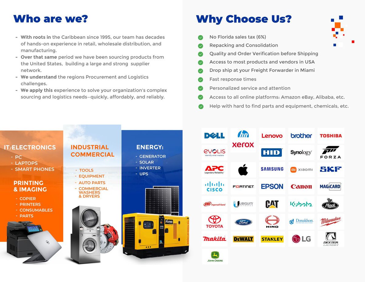 ComtechMiami's tweet photo. Need products , equipment , parts from the USA?
Besoin de produits , equipement, pièces à partir des États Unis ?
See how we can support your organisation !

Acheter en USD c’est -18% par rapport à l’Euro
Buying in USD means -18% less than in Euro!
https://t.co/qjH7nfLogN https://t.co/dkl05tidy1