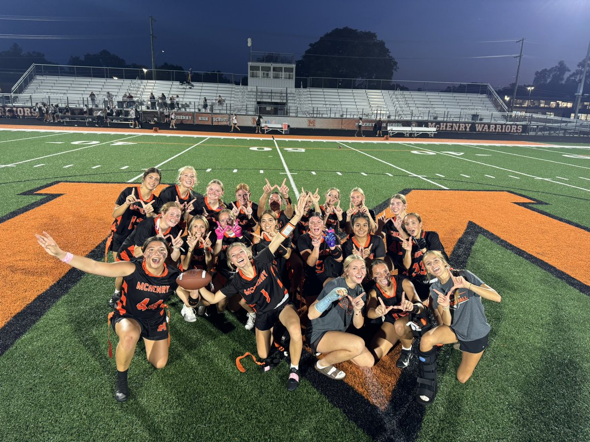 Girls played their hearts out tonight! Warriors defeated Antioch 18-14. Great TEAM win!!!