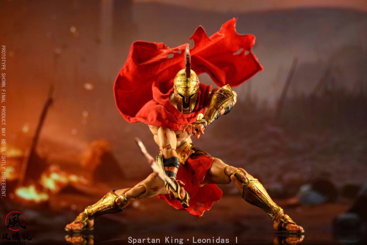 Nin_Nin_Game's tweet image. King of Sparta enters the battlefield! 🛡️

Wind Toys presents a stunning 1/12 scale action figure of Spartan King Leonidas I, available in both standard and battle-damaged editions.
Pre-order now 👉 bit.ly/3IDiVjx

#Spartan #Leonidas #WindToys