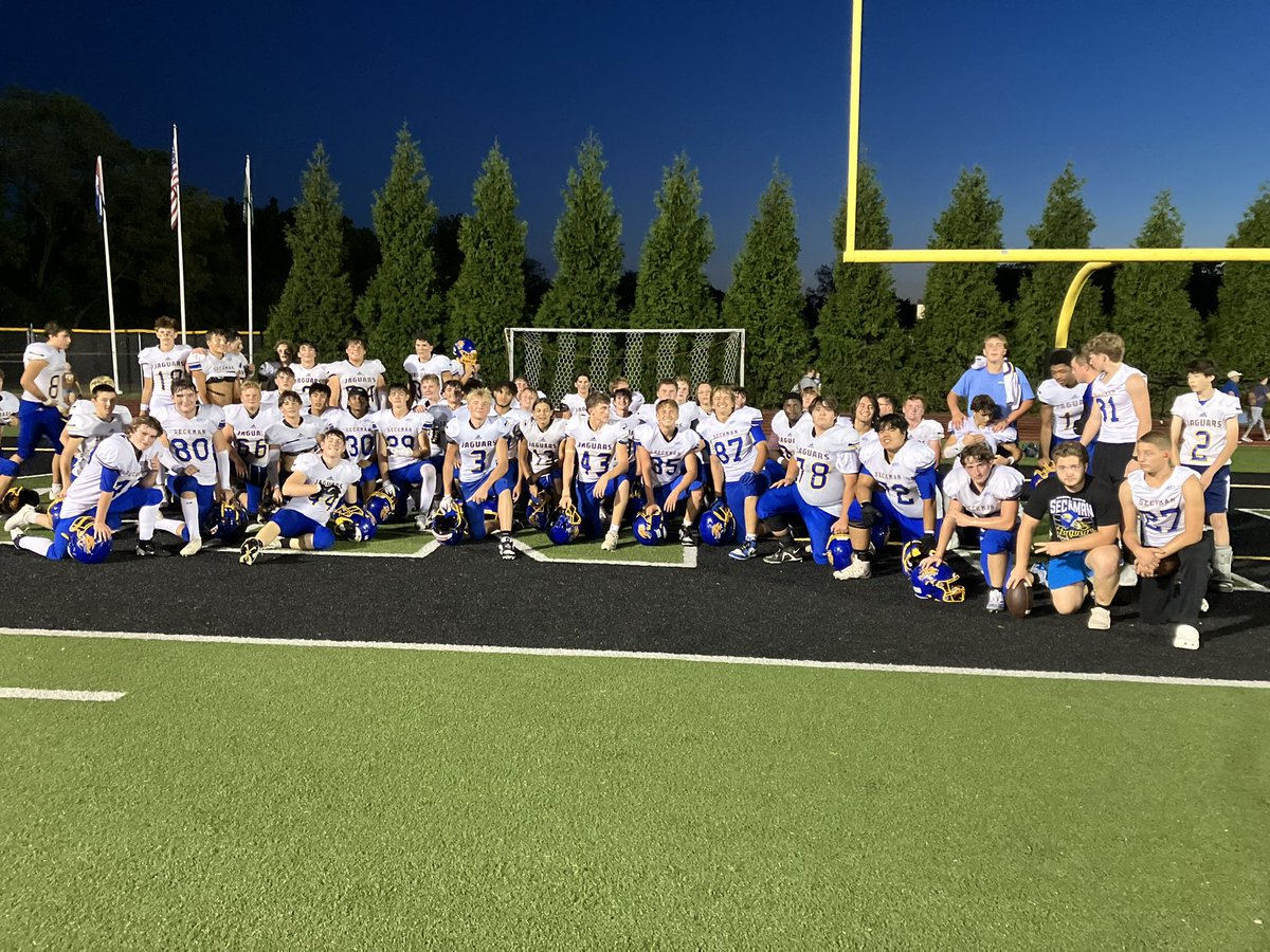 JV with a 54-22 win to complete the program sweep of Mehlville. Great job JV!