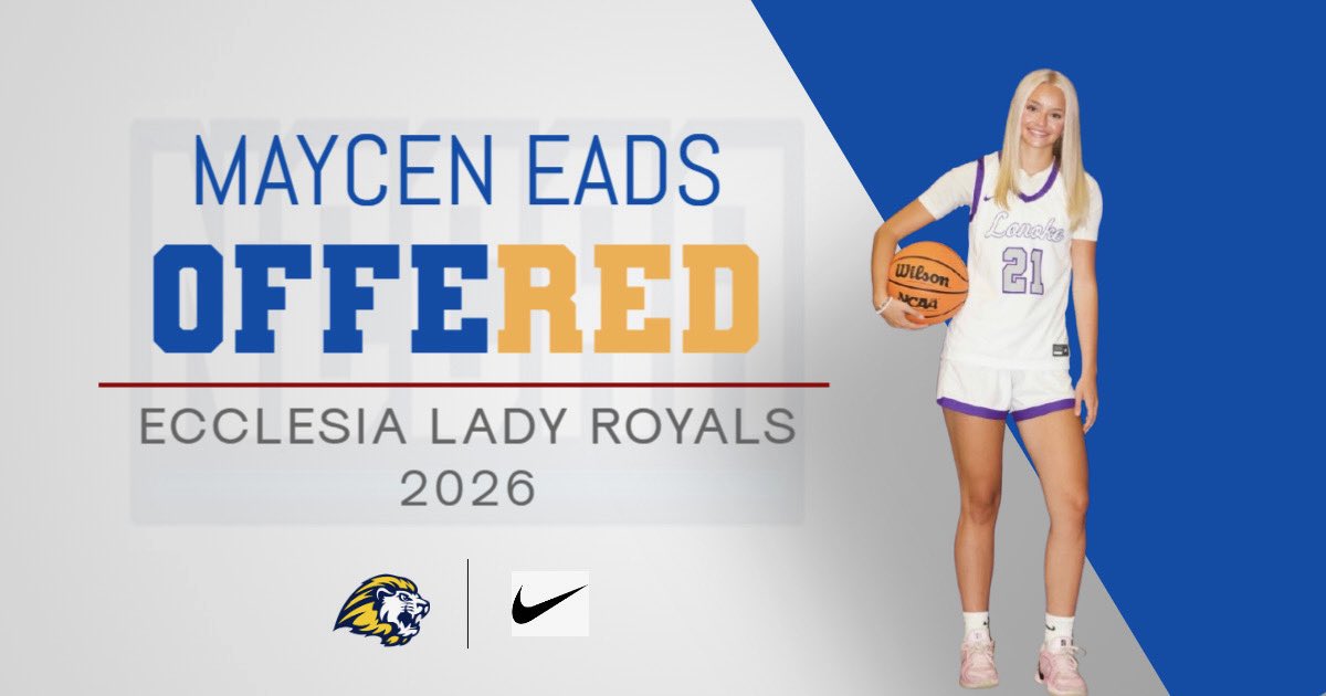 Maycen Eads (@mayceneads) on Twitter photo After a amazing conversation with Coach Jenkins I am blessed to receive a offer from <a href="/wbbecclesia/">Ecclesia College Women’s Basketball</a> After a amazing conversation with Coach Jenkins I am blessed to receive a offer from <a href="/wbbecclesia/">Ecclesia College Women’s Basketball</a>