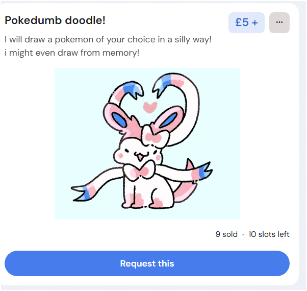 ErieEchohound's tweet photo. Super cheap
C*MMISSIONS FOR DUMB STUPID POKEMON IS OPEN AGAIN! 
I have no monie after getting silent hill f Q^Q consider helping a broke worm! https://t.co/Ho4l4lLfOS